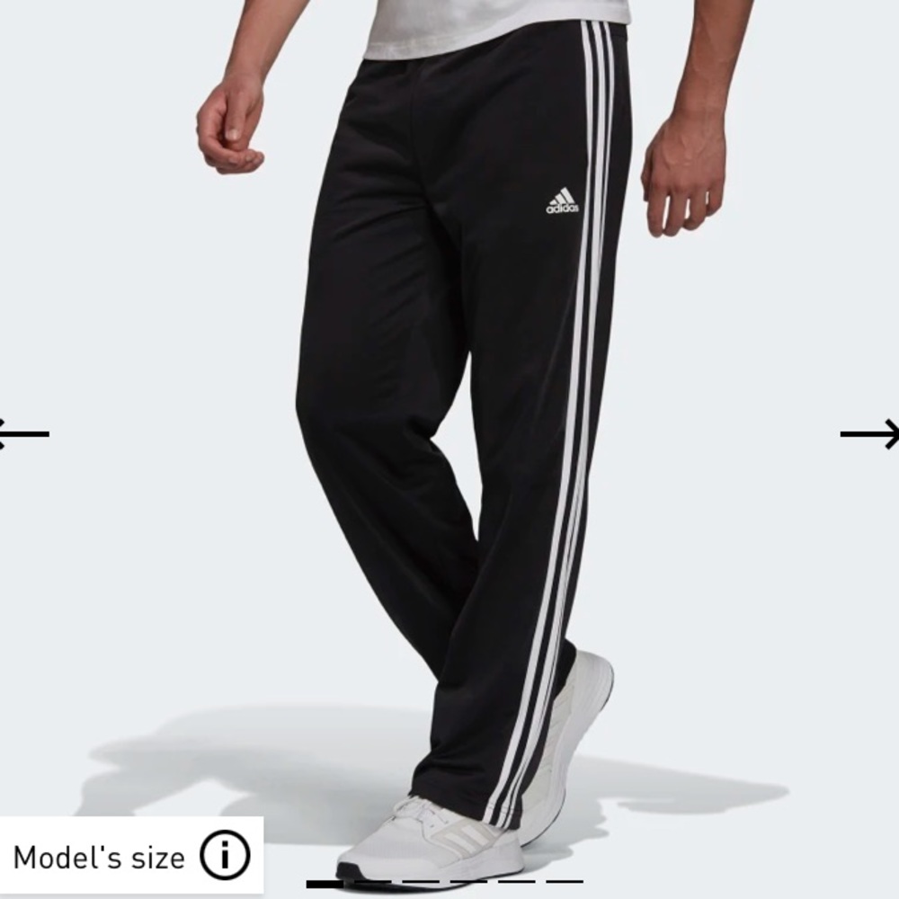 PRIMEGREEN ESSENTIALS WARM-UP OPEN HEM 3-STRIPES TRACK PANTS
